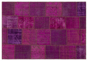 Apex Patchwork Halı Fuşya 22267 160 x 230 cm