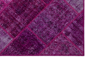 Apex Patchwork Carpet Fuchsia 26249 120 x 180 cm