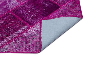 Apex Patchwork Carpet Fuchsia 26699 120 x 180 cm