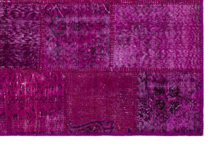 Apex Patchwork Carpet Fuchsia 26827 120 x 180 cm