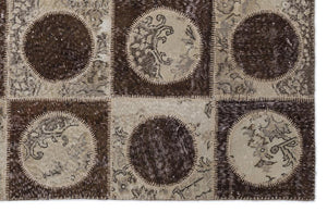 Apex patchwork carpet brown 2092 160 x 230 cm