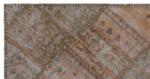 Apex patchwork carpet brown 21319 80 x 152 cm