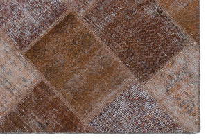 Apex Patchwork Carpet Brown 22240 120 x 180 cm