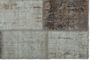 Apex Patchwork Carpet Brown 22317 120 x 180 cm