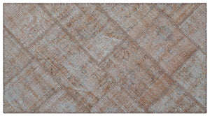 Apex Patchwork Carpet Brown 24681 80 x 150 cm