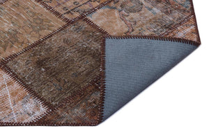 Apex patchwork carpet brown 25880 80 x 150 cm