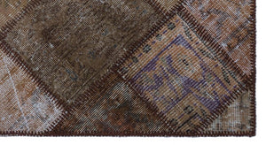 Apex patchwork carpet brown 25880 80 x 150 cm