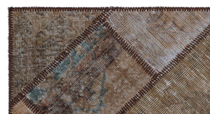 Apex patchwork carpet brown 25880 80 x 150 cm