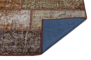 Apex patchwork carpet brown 26137 80 x 150 cm