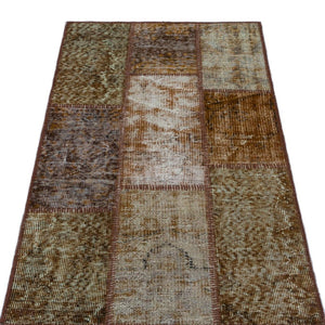 Apex patchwork carpet brown 26137 80 x 150 cm