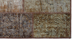 Apex patchwork carpet brown 26137 80 x 150 cm