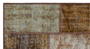 Apex patchwork carpet brown 26137 80 x 150 cm