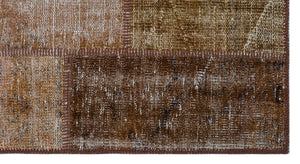 Apex patchwork carpet brown 26149 80 x 150 cm