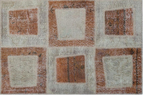 Apex patchwork carpet brown 26409 160 x 240 cm