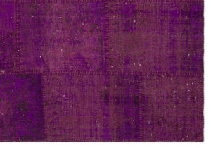 Apex patchwork carpet purple 21523 160 x 230 cm