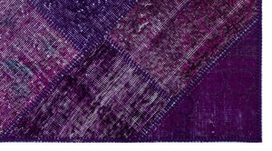 Apex patchwork carpet purple 25927 80 x 150 cm