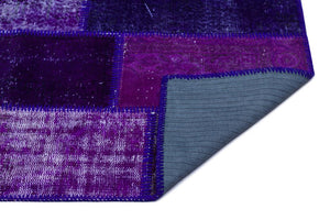 Apex patchwork carpet purple 25948 80 x 150 cm