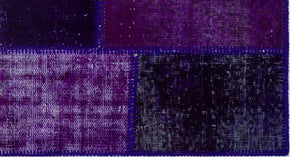 Apex patchwork carpet purple 25948 80 x 150 cm