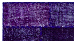 Apex patchwork carpet purple 25948 80 x 150 cm