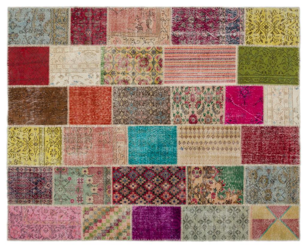 Apex Patchwork Carpet Naturel 20377 247 x 306 cm