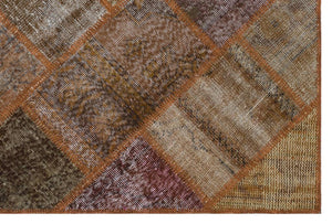 Apex patchwork unique brown 31110 120 x 180 cm