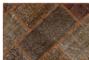 Apex patchwork unique brown 31110 120 x 180 cm