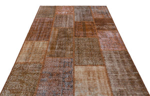 Apex patchwork unique brown 31268 160 x 230 cm