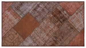 Apex patchwork unique brown 31398 80 x 150 cm