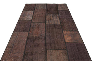 Apex Patchwork Unique Brown 35809 161 x 230 cm