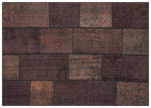 Apex Patchwork Unique Brown 35809 161 x 230 cm