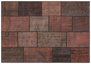 Apex Patchwork Unique Brown 35822 162 x 233 cm