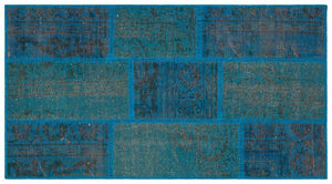 Apex Patchwork Unique Blue 35559 82 x 152 cm