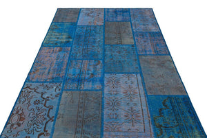 Apex Patchwork Unique Blue 35871 162 x 231 cm