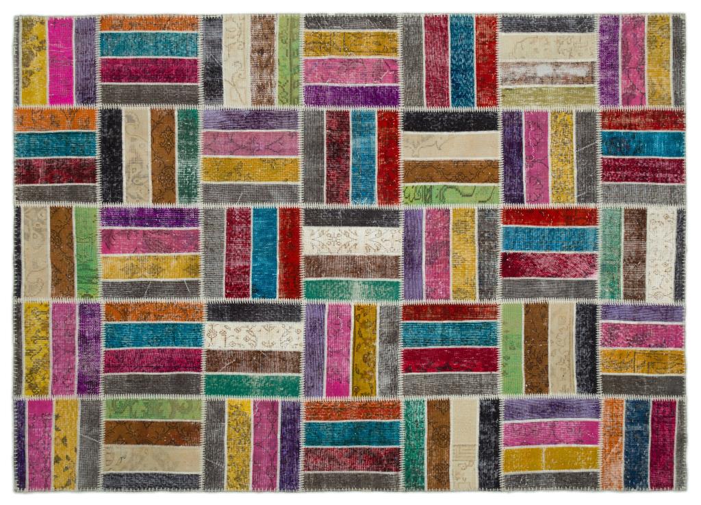 Apex Patchwork Unique Multi Naturel 21059 200 x 280 cm