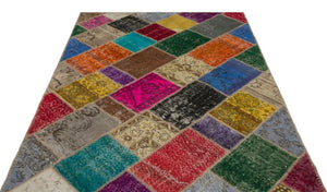 Apex Patchwork Unique Multi Naturel 21469 163 x 231 cm