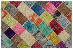 Apex Patchwork Unique Multi Naturel 21606 160 x 233 cm