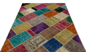 Apex Patchwork Unique Multi Naturel 21641 160 x 233 cm