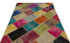 Apex Patchwork Unique Multi Naturel 21649 160 x 233 cm