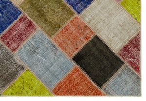 Apex Patchwork Unique Multi Naturel 21650 160 x 233 cm