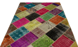 Apex Patchwork Unique Multi Naturel 21654 160 x 233 cm