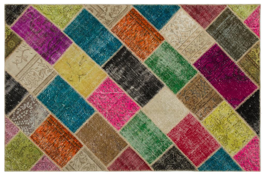 Apex Patchwork Unique Multi Naturel 21657 160 x 233 cm