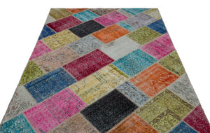 Apex Patchwork Unique Multi Naturel 22015 160 x 230 cm