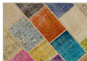 Apex Patchwork Unique Multi Naturel 22027 160 x 230 cm