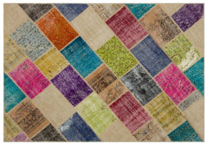 Apex Patchwork Unique Multi Naturel 22027 160 x 230 cm