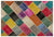 Apex Patchwork Unique Multi Naturel 22071 160 x 230 cm