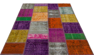 Apex Patchwork Unique Multi Naturel 22249 160 x 230 cm