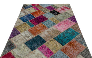 Apex Patchwork Unique Multi Naturel 26388 160 x 230 cm