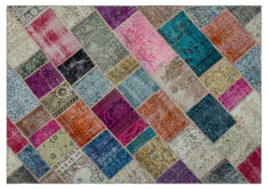 Apex Patchwork Unique Multi Naturel 26388 160 x 230 cm