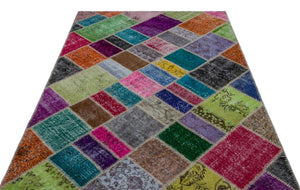 Apex Patchwork Unique Multi Naturel 26453 157 x 232 cm