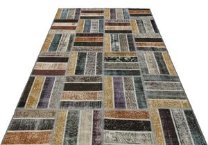 Apex Patchwork Unique Multi Naturel 35832 158 x 243 cm